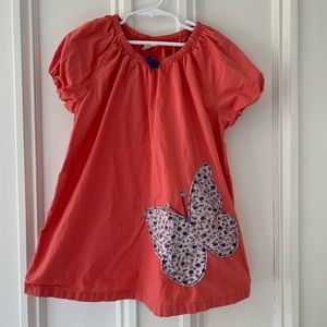 Mini boden coral short sleeve butterfly to…